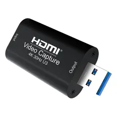 GENERICO - Capturadora HDMI 4K1080P 60Hz Grabación Sin Compresión