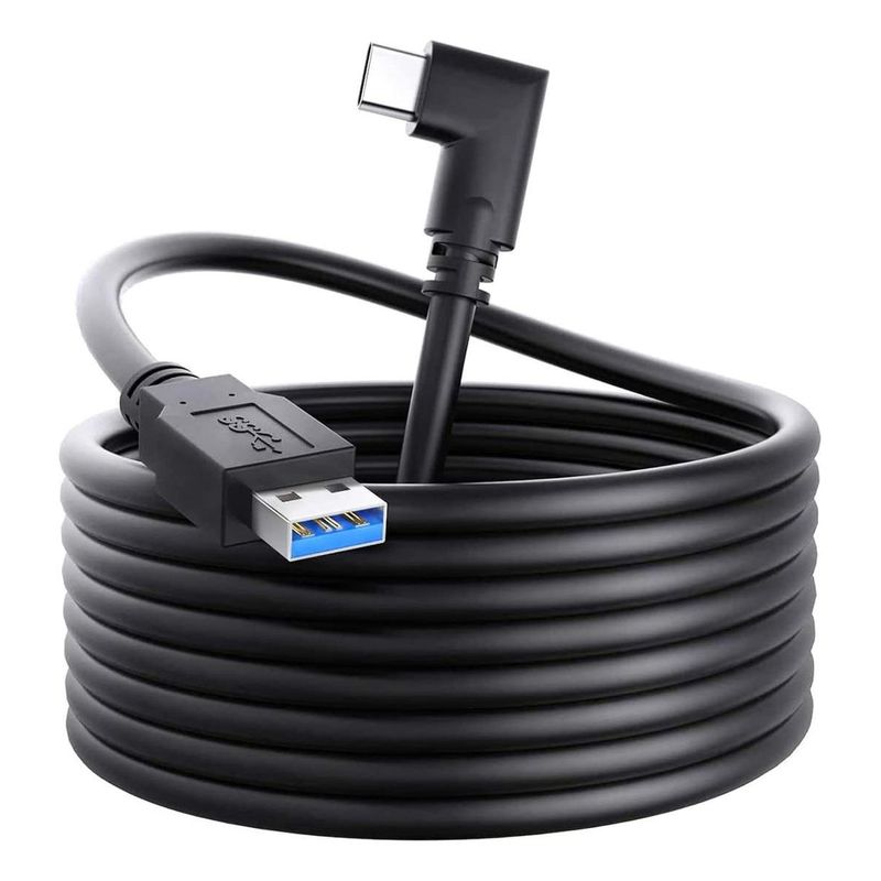 GENERICO - Cable USB-C de 5 metros para VR y Oculus Quest 2