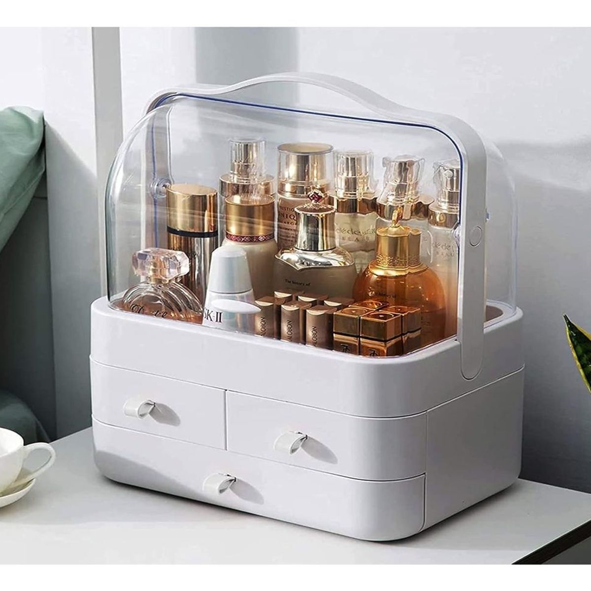 GENERICO - Organizador Elegante de Cosméticos a Prueba de Polvo y Agua