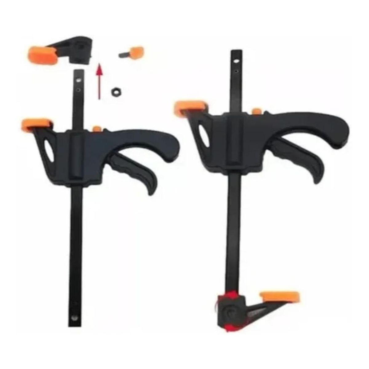 GENERICO - Juego de 6 Prensas Sargento de 24 con Ajuste Rápido