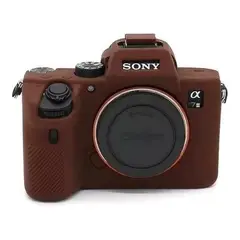 GENERICO - Funda de silicona suave y colorida para cámaras Sony A7R