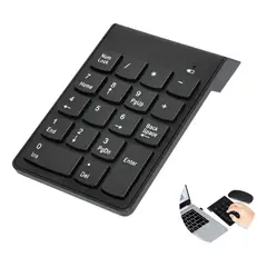 GENERICO - Teclado Numérico Inalámbrico 24GHz con Retroceso Compacto