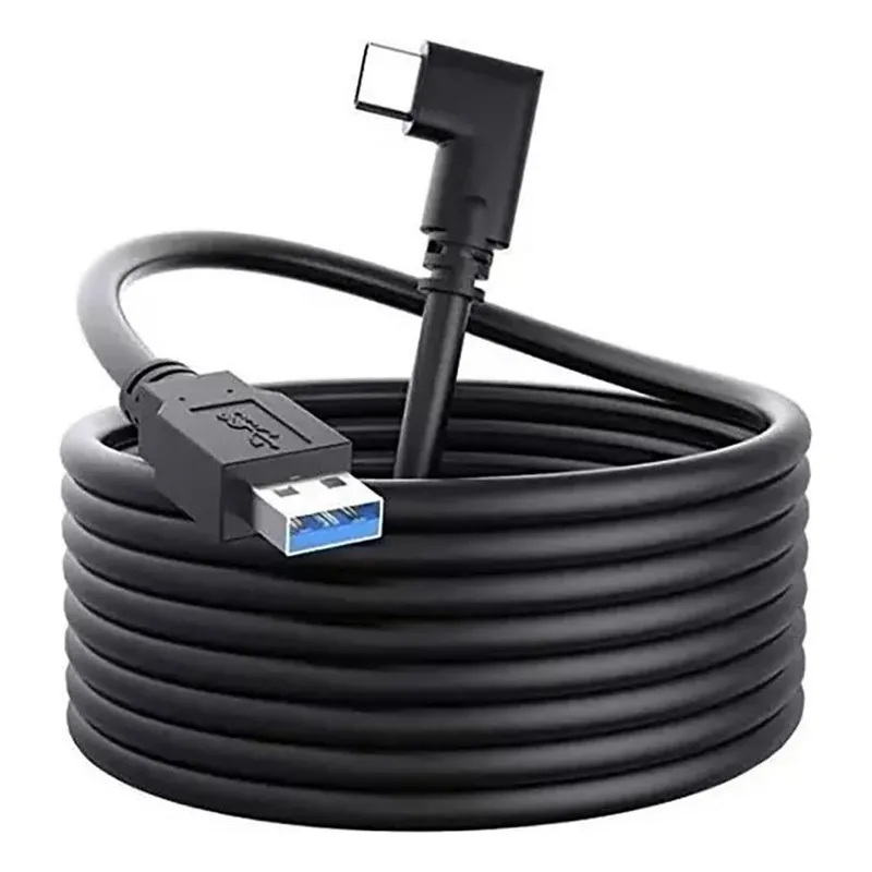 GENERICO - Cable USB-C 5m 5Gbps para conexión VR y carga continua