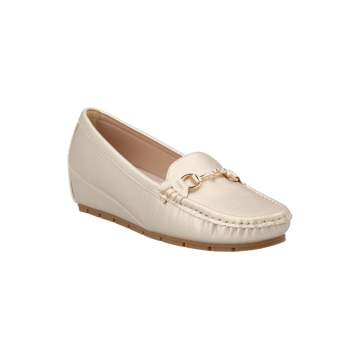 AZALEIA - Zapato Mujer Devira Dorado AZALEIA