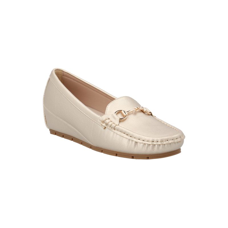 AZALEIA - Zapato Mujer Devira Dorado AZALEIA