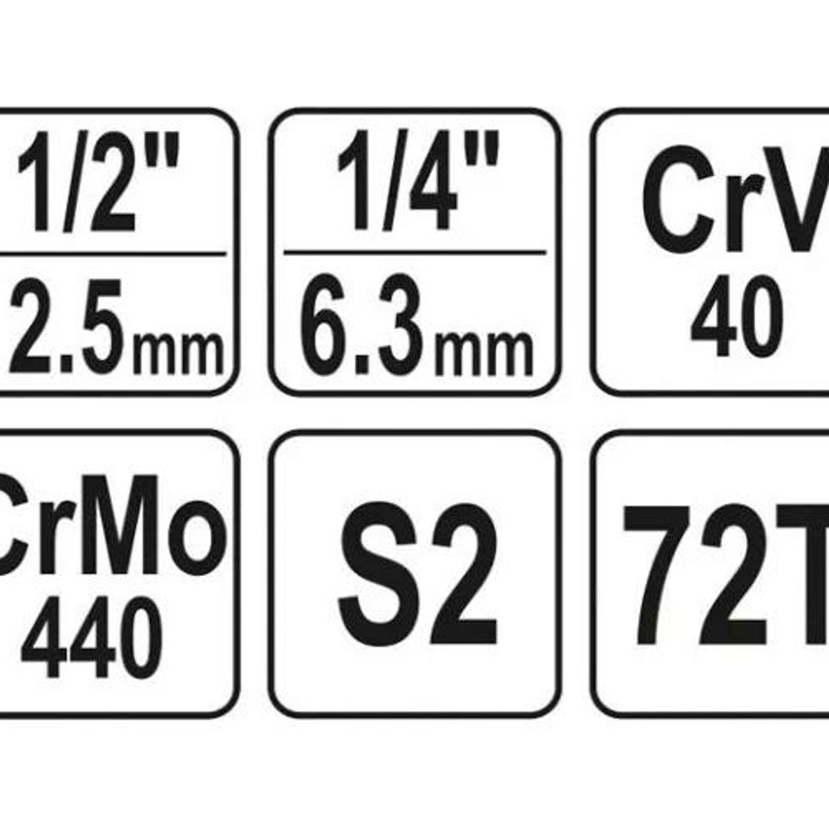 GENERICO - Caja de Herramientas Completa 108 Piezas para Hogar y Auto