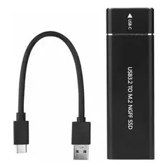 GENERICO - Cofre Externo para Disco SSD M2 SATA USB C 10 GBs