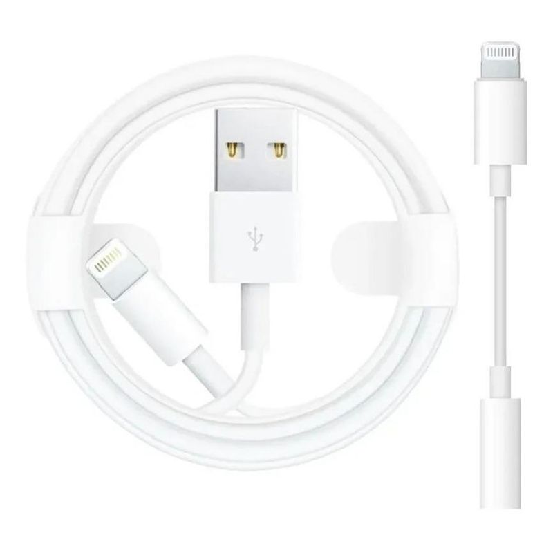 GENERICO - Adaptador Bluetooth y Cable para Audífonos iPhone 35mm
