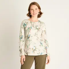 LORENZO DI PONTTI - Polera Mujer Verde Estampada