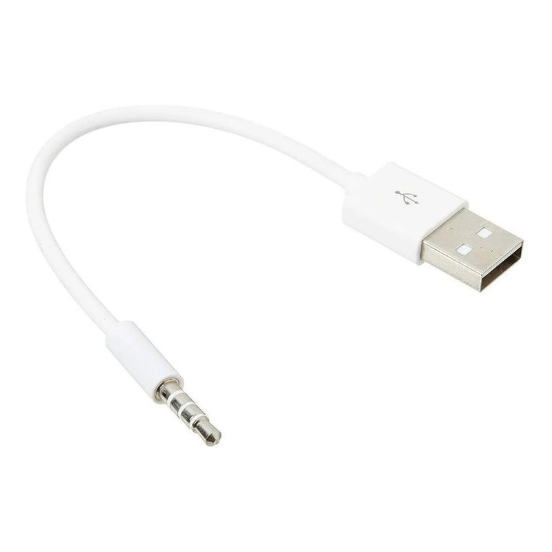 GENERICO - Cable USB Universal para Carga de iPod Shuffle 3 a 6 Gen