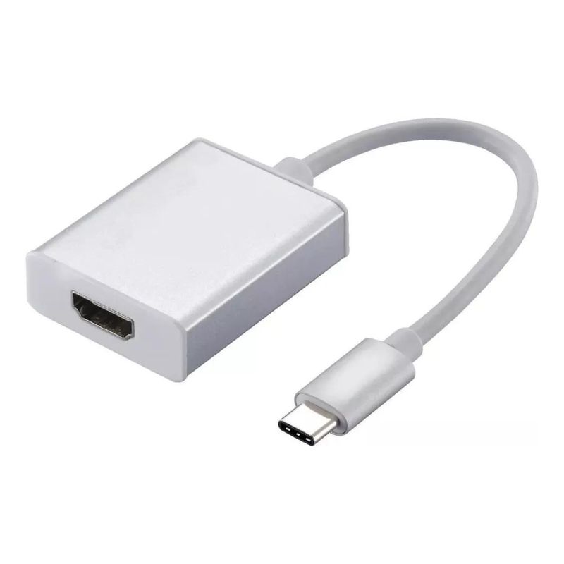 GENERICO - Adaptador USB Tipo C a HDMI para Conexión de Pantallas