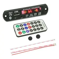 GENERICO - Módulo Bluetooth de Música MP3 para Auto con USB y TF