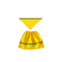 GENERICO - Falda Nortina + Punta Baile Trote Nortino Niña