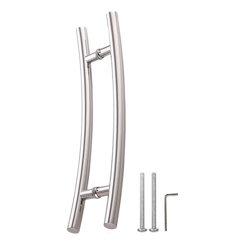 GENERICO - Manija Doble de Acero Inoxidable 60 cm para Puertas Madera