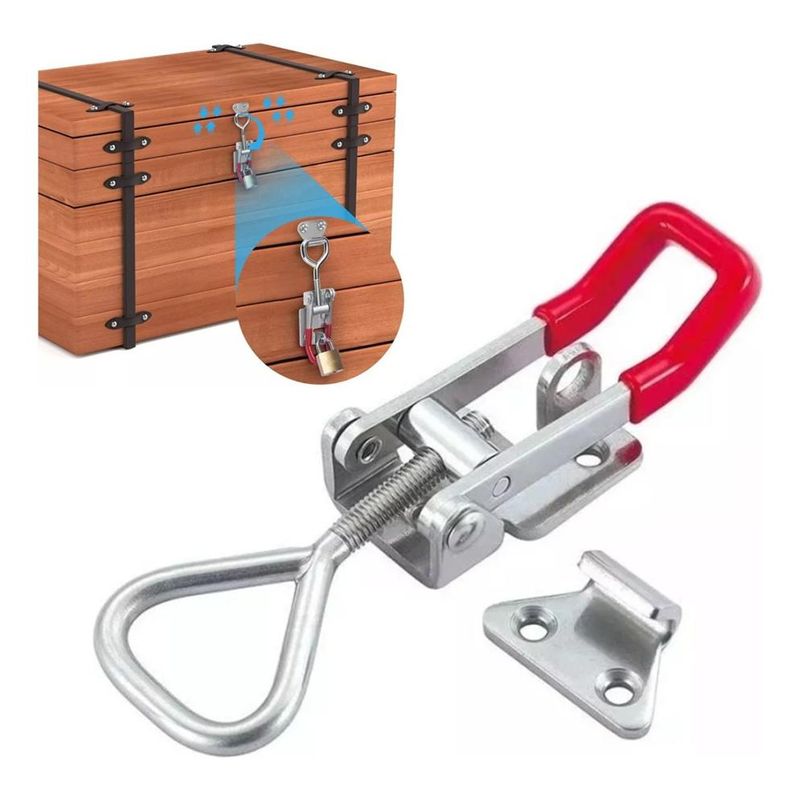 GENERICO - Abrazadera Ajustable de Palanca para Puertas y Cajas
