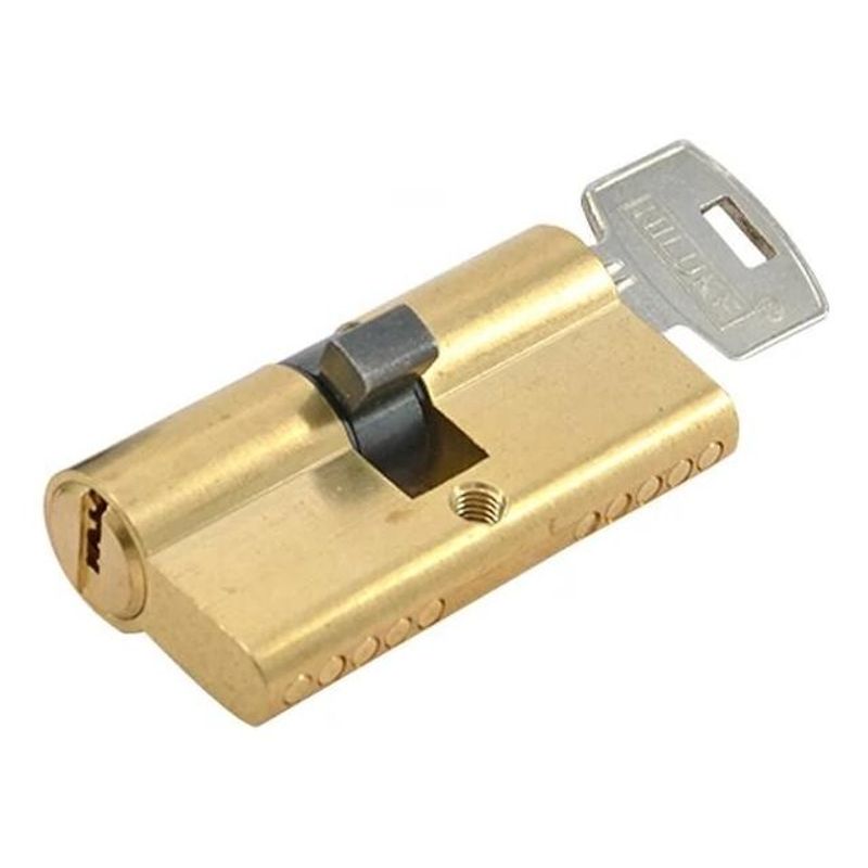 GENERICO - Cerradura Cilindro Antipúas y Antitaladro 80mm Metalica