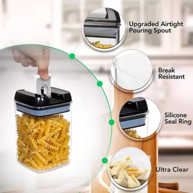 GENERICO - Contenedores Herméticos para Organizar Cocina y Despensa