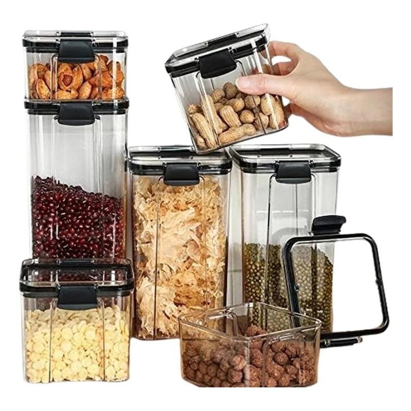 GENERICO - Set de Recipientes Herméticos para Almacenamiento en Cocina
