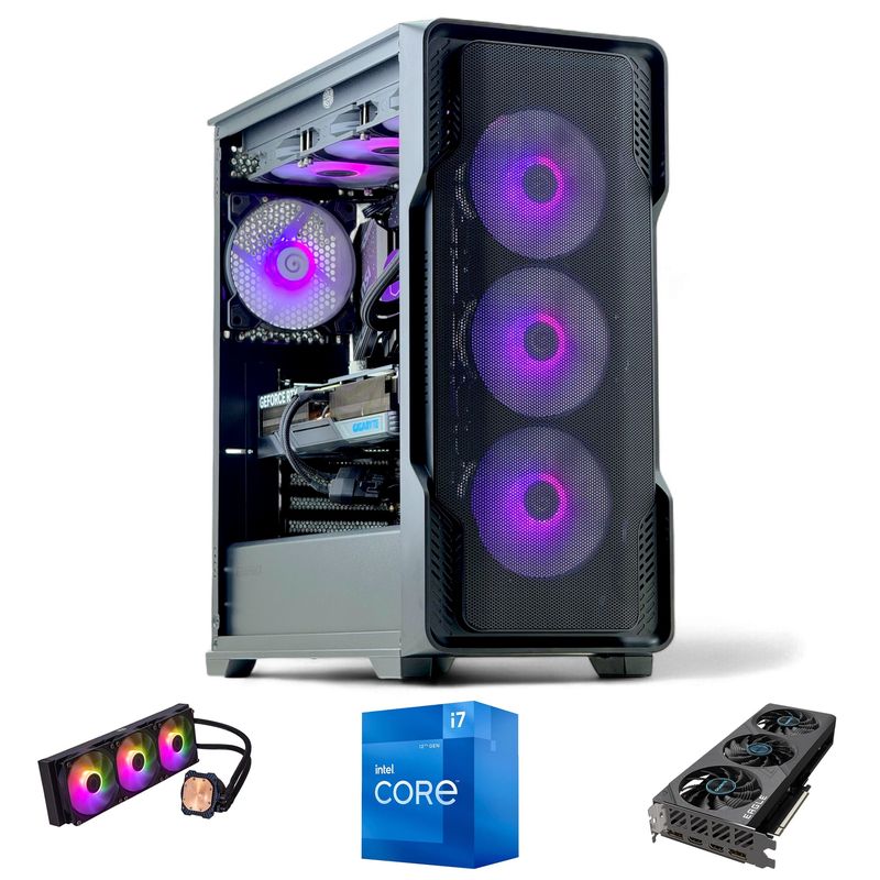 HYPERPC - PC GAMER Siege INTEL CORE i7 12700 32gb DDR5 2Tb RTX 5060 Ti 16GB