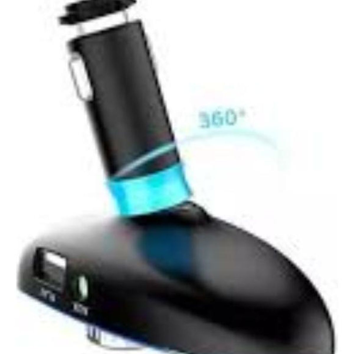 GENERICO - Receptor Bluetooth y Transmisor FM con Carga USB Doble