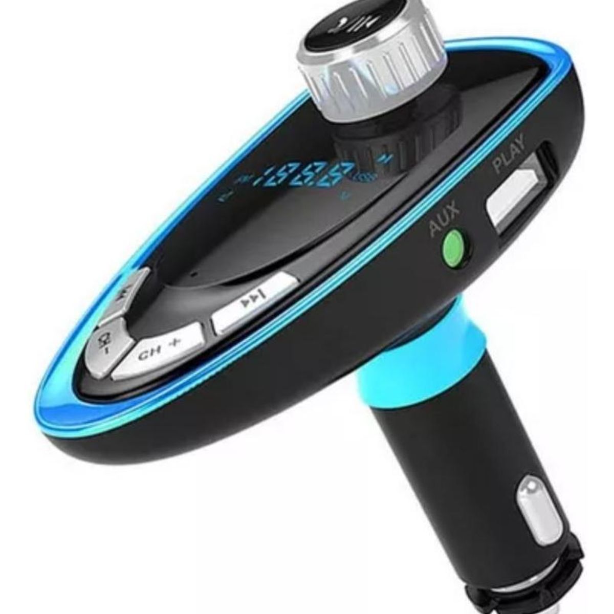 GENERICO - Receptor Bluetooth y Transmisor FM con Carga USB Doble