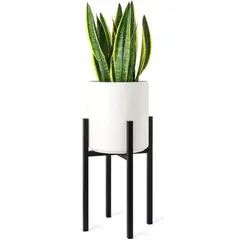 CRUSEC - Porta Macetero Pedestal Soporte De Plantas Desmontable