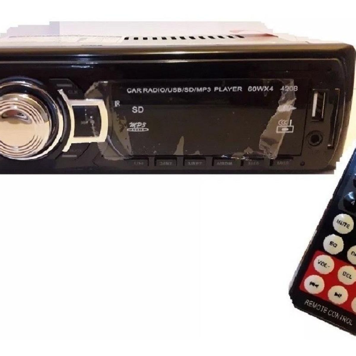 GENERICO - Radio de Coche USB SD MP3 Auxiliar con Pantalla LCD