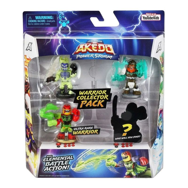 BOING TOYS - Akedo S3 Wave 1 Warriors Pack/collector Pack