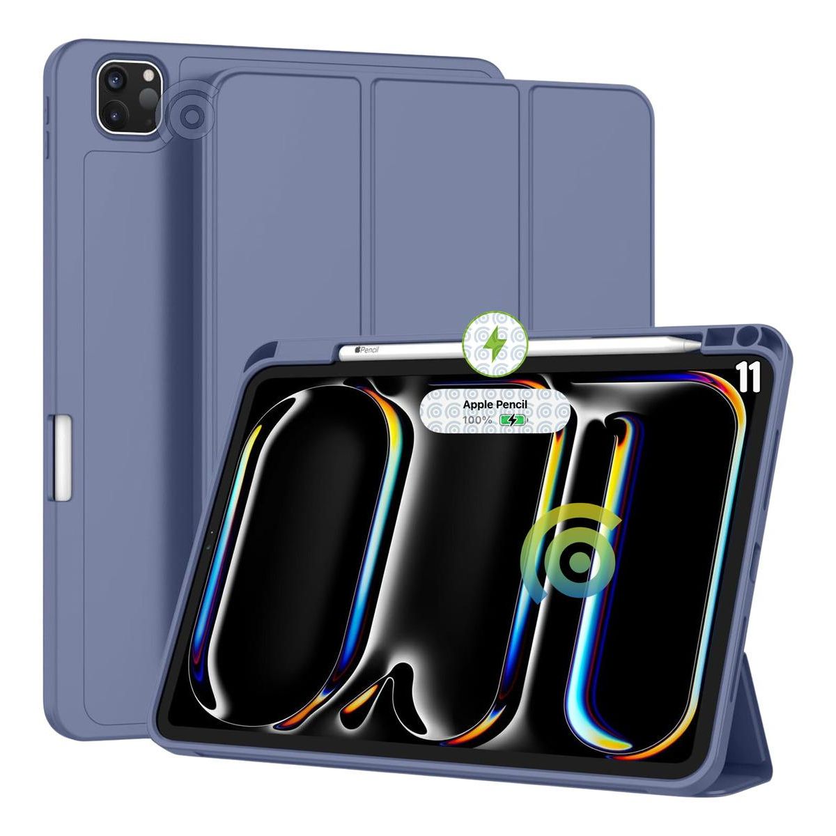 GENERICO - Funda Smart Case para iPad Pro 11 con Carga de Pencil