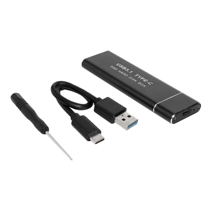 GENERICO - Caja Externa para SSD M2 NVMe PCIe USB 30 Negra