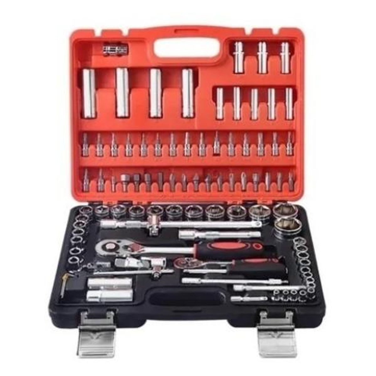 GENERICO - Juego Completo de Herramientas con 94 Dados y Extensiones