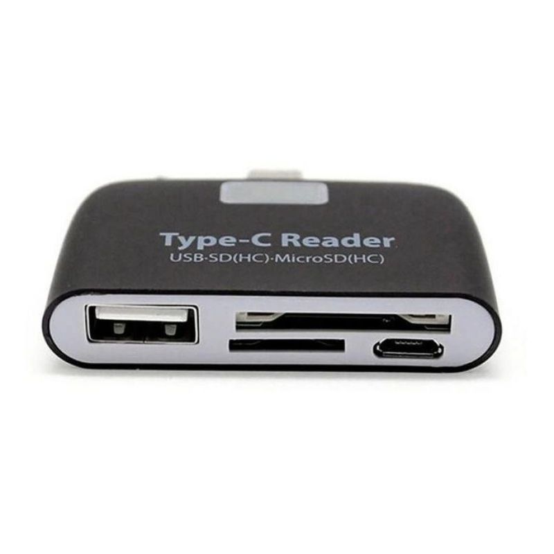 GENERICO - Lector USB-C 31 OTG para tarjetas SD y Micro SD portátil