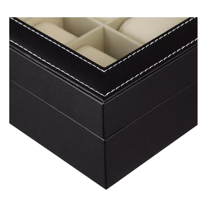 GENERICO - Organizador elegante de 10 relojes con ventana visualización