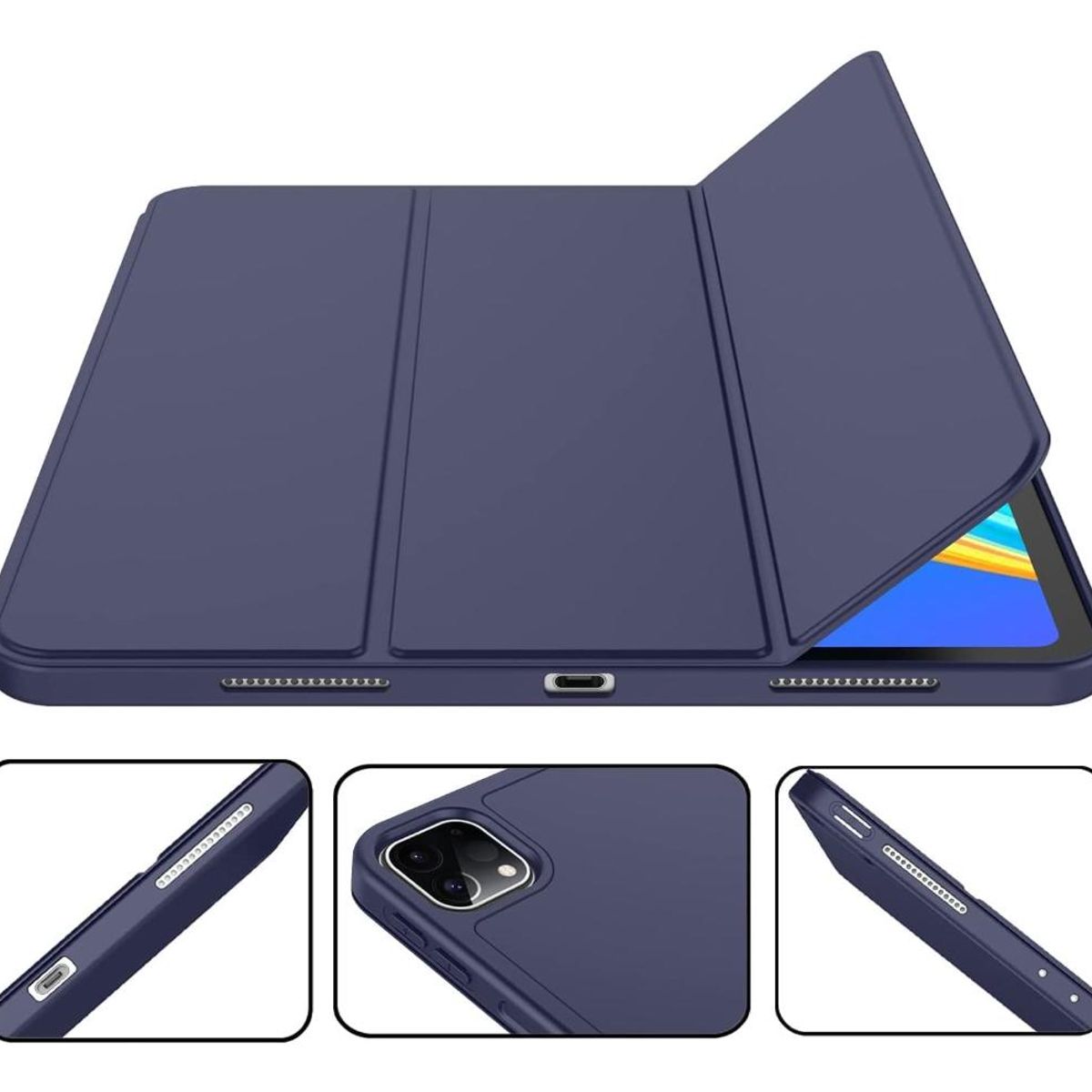 GENERICO - Funda Smart Cover con Soporte y Protección para iPad Pro 13