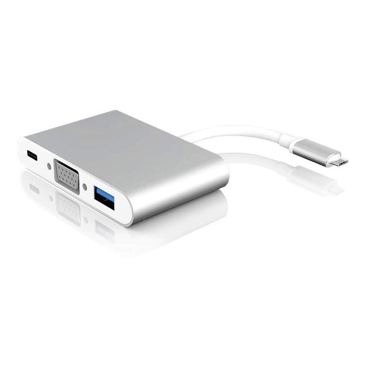 GENERICO - Adaptador USB-C a VGA 4K y USB 30 para dispositivos Type-C