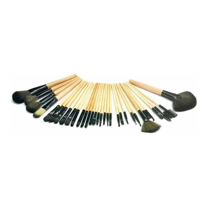 GENERICO - Set Profesional de 32 Pinceles y Brochas con Estuche