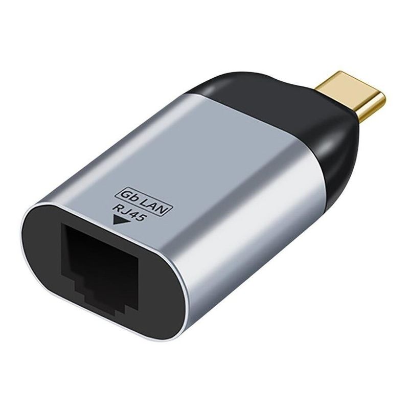 GENERICO - Adaptador USB-C a Ethernet Gigabit con Plug & Play
