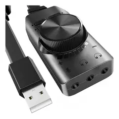 GENERICO - Adaptador USB 71 de Sonido Externo Portátil y Profesional