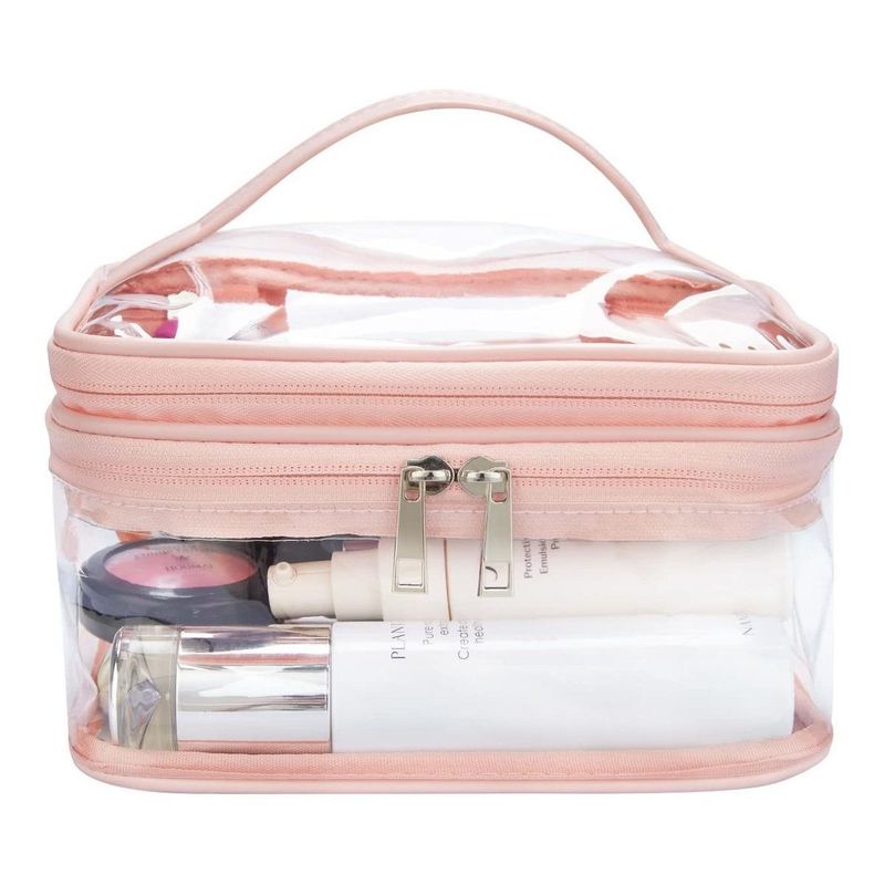 GENERICO - Bolsa de maquillaje organizadora impermeable y transparente