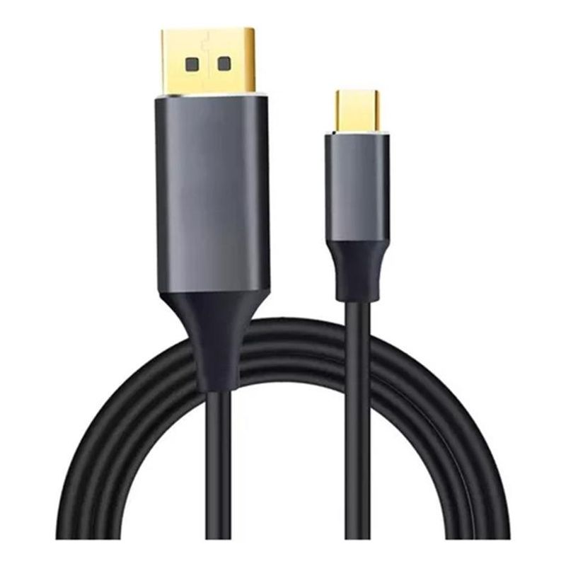 GENERICO - Cable USB-C a DisplayPort 4K 18m Alta velocidad y calidad