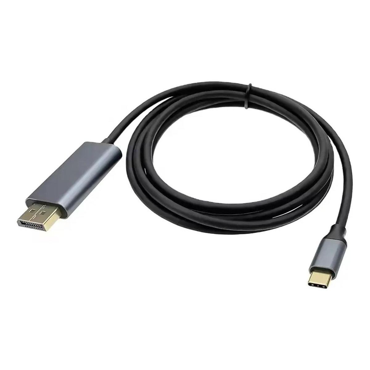 GENERICO - Cable USB-C a DisplayPort 4K 18m para Oficina y Hogar