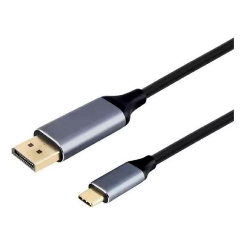 GENERICO - Cable USB-C a DisplayPort 4K 18m alta velocidad y calidad