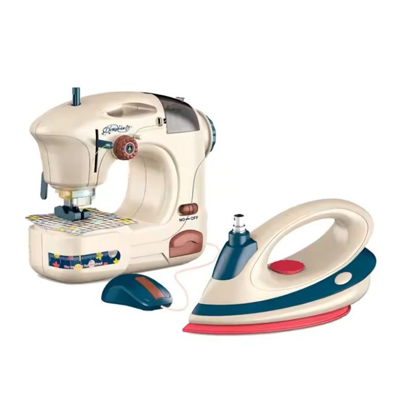 GENERICO - Set Mini Maquina De Coser + Plancha De Juguete