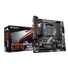 GIGABYTE - MB sAM4 AMD - B550M AORUS ELITE AX - 4x DDR4 - Micro ATX