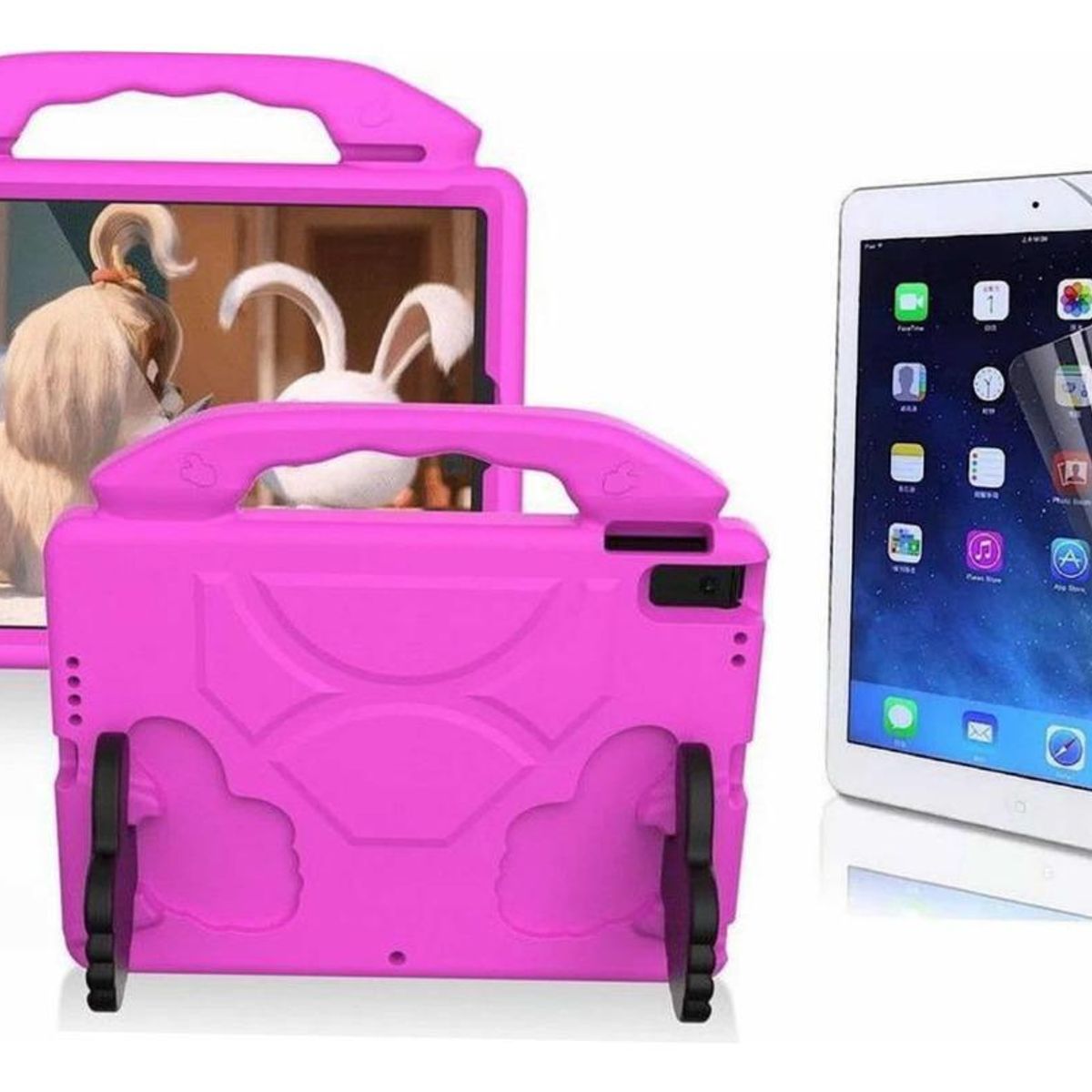 GENERICO - Carcasa Antigolpes para Niños con Soporte Para iPad 102