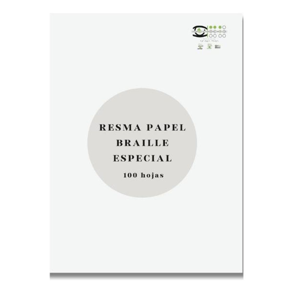 GENERICO - Papel Braille Especial para Accesibilidad y Lectura Táctil