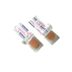 GENERICO - 100 Curitas Banditas Adhesivas Tamaño 18mm X 70mm 1 Caja