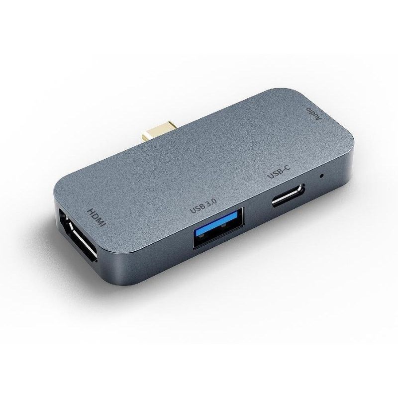 GENERICO - Adaptador Tipo C 4 en 1 con HDMI y USB 30 Multifuncional