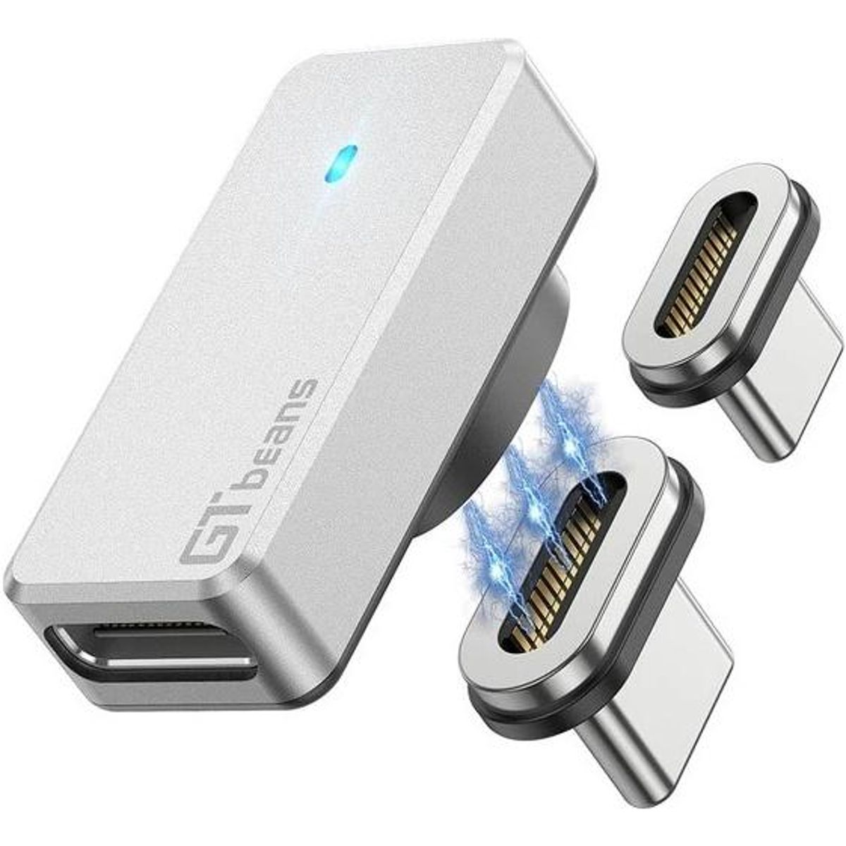 GENERICO - Adaptador Magnético USB C 30 con Conectores Incluidos