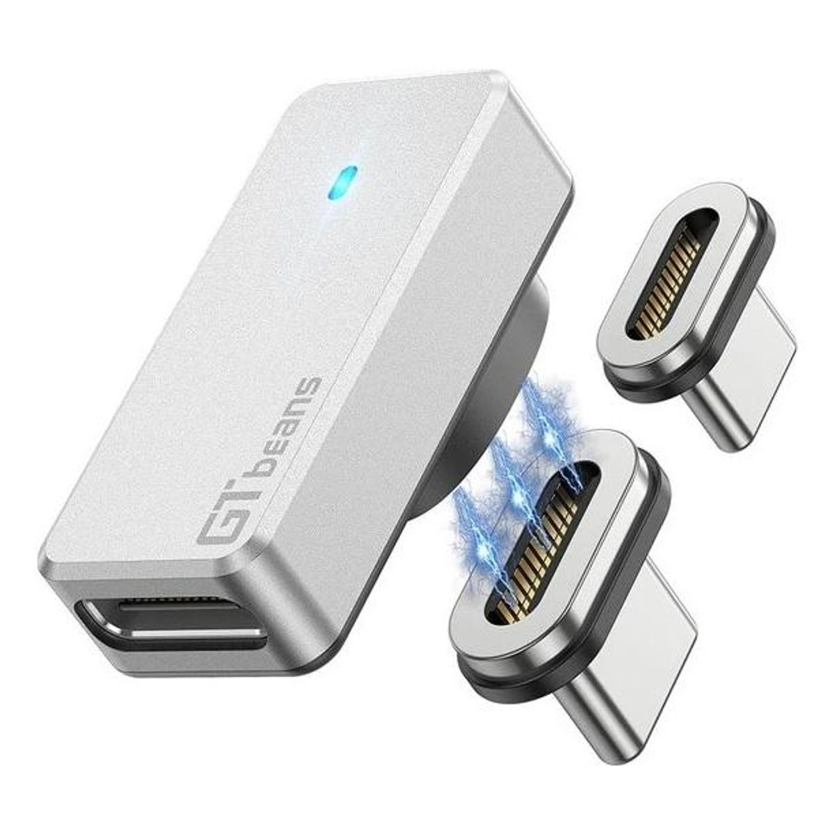 GENERICO - Adaptador Magnético USB C 30 con Conectores Incluidos